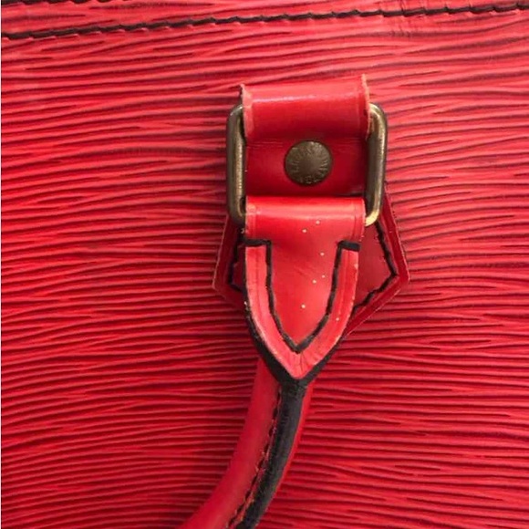Louis Vuitton Epi Speedy 30 Boston Bag Red Handbag - Picture 14 of 16